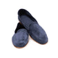 Limited Edition: Navy blue summer loafer "Purbeck" in super soft suede - handmade