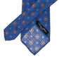 CA Archivio Storico: Krawatte "Medaglione Ricci" aus Leinen und Seide - handrolliert