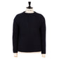 Wommelsdorff x MJ: Hangestrickter Pullover "Greenport" aus reinem Kaschmir